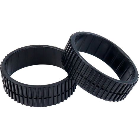 2 Stück Gummireifen als Ersatz für iRobot Braava 380T, 390T, 375T, 380, 390, 320, 321, Mint Plus 5200, 4200 Saugroboter (1/5)
