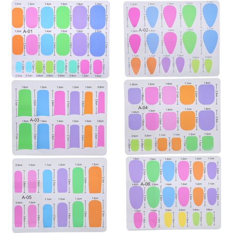 Lot de 10 formes d'extensions d'ongles en fibre de verre, outil de manucure pour pose maison ou salon, kit complet de nail art DIY. (1/5)