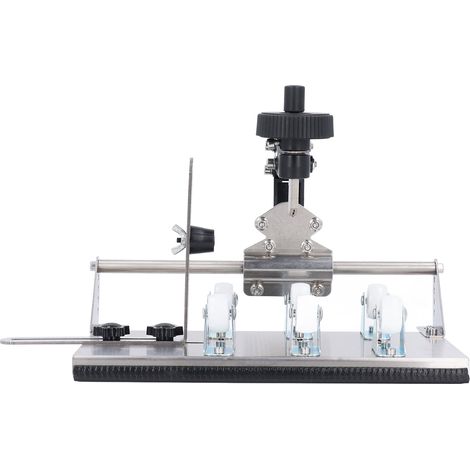 Outil découpe bouteille verre acier inoxydable bras flexible réglable multifonction pour bouteilles rondes carrées (1/5)