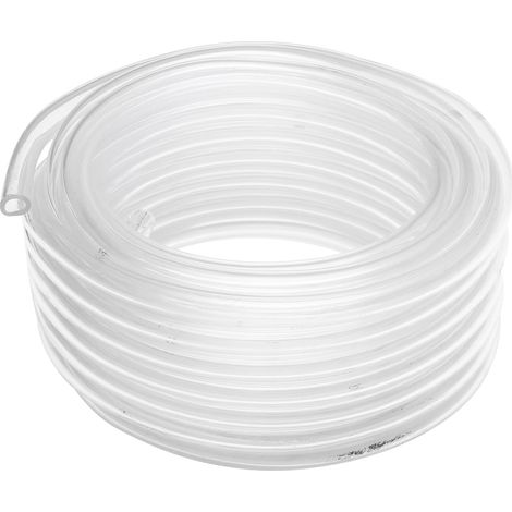 Tubo flessibile trasparente per carburante, interno 7, spessore 2 mm, 10 metri
