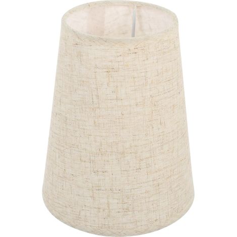Petit Abat-jour Lignes E14 Lignes Abat-jour Remplacement Baril Abat-jour Moderne Tissu Couverture Lumière pour Lustre Table Appliques Murales 15 x 15 x 18 cm (1/5)