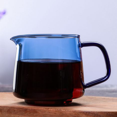 Pitcher En Verre - 300 ml ou 550 ml - Pour Lait Café Sirop - Haute Résistance À La Chaleur - Design À Bec Verseur Sans Goutte - 1 Pièce (1/4)