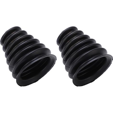 Gaine anti-poussière perforatrice 2 pièces, flexible collecteur poussière marteau électrique, protection noir (1/5)
