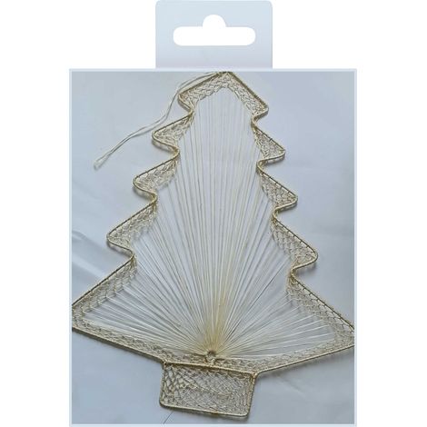 Albero di Natale naturale 34x42 cm 1 pz.