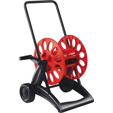 CARRELLO AVVOLGITUBO CON SPALLA E RULLO CYBER per m 50 D.1/2 - m 35 D. 5/8