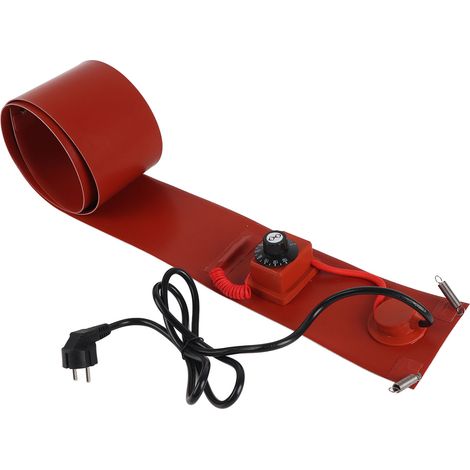 Metallfass-Heizgerät mit Silikonbeschichtung, 200 l, 1000 W, 30–150 °C, 125 mm x 1740 mm, Heizkabel/Heizmatte, EU-Stecker, 220 V (1/5)