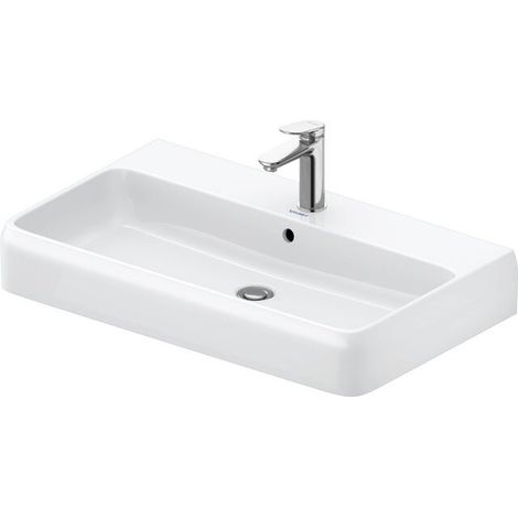 DURAVIT 2382802000 Qatego WT 800 blanc brillant avec 1 trou de robinetterie