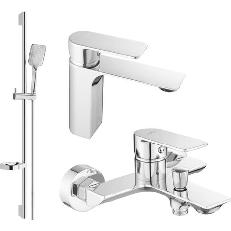 Mexen Alexa DS62 set vasca da bagno, cromo - 71203DS62-00 (1/4)