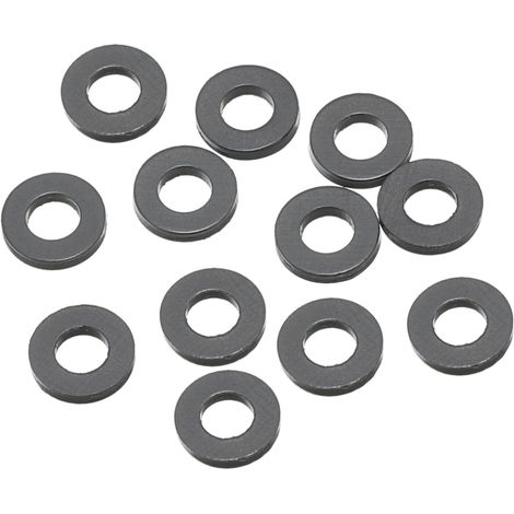 Lot De 12 Rondelle Plate En Nylon M3 3mm Alésage 1mm Épaisseur Noir (1/5)