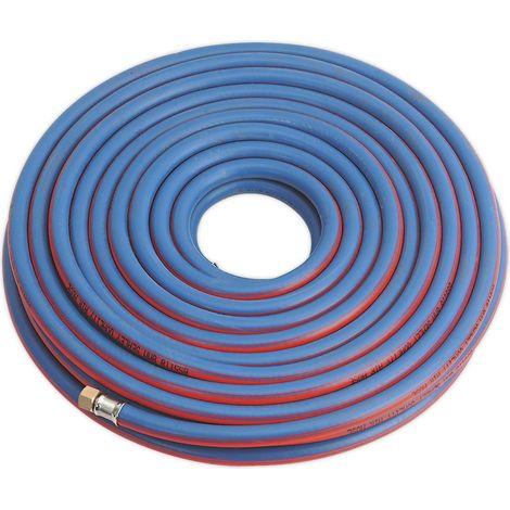 Sealey Air Hose 20m x �8mm with 1/4BSP Unions Extra Heavy-Duty AH20R