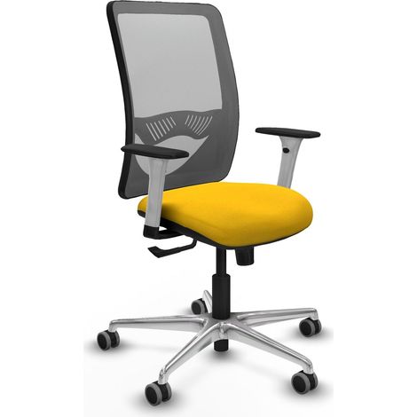 Chaise de bureau piqueras y crespo Zulema blanc soutien lombaire (1/2)