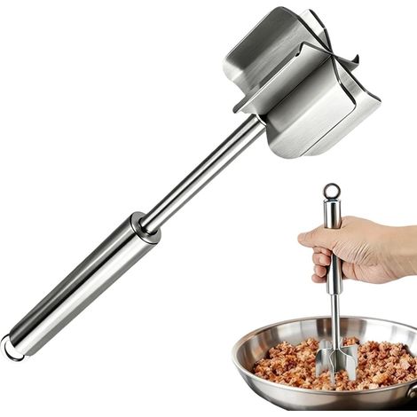 Masher de viande 6 feuilles en acier inoxydable multifonctionnel (1/5)