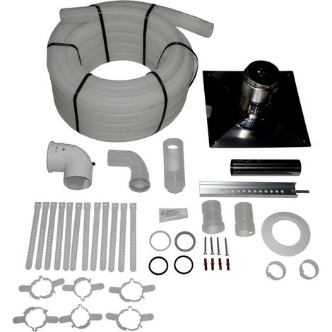 Wolf Anschluss-Set DN60/100 - C93x DN60 flex. im Schacht, Abdeckung edst., 2652001 (1/2)