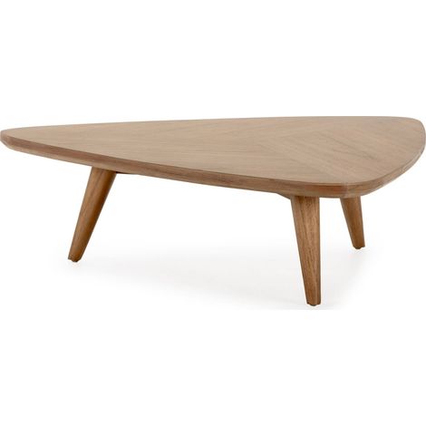 Table basse esprit nature pour salon cosy - Bois clair naturel (1/5)