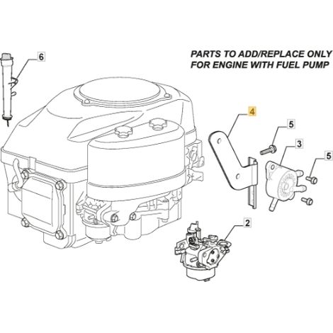 Benzinpumpenhalterung für Rasentraktor Modelle 1125M ORIGINAL STIGA 118550348/1