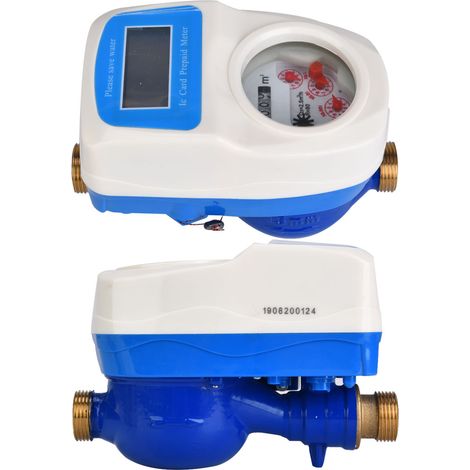LXSK-15E Intelligenter, wasserdichter Wasserzähler für Haus und Garten mit Digitalanzeige (1/5)