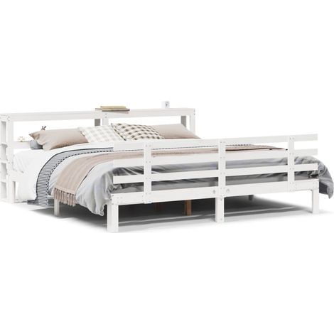 Maison Exclusive - Estructura de cama con cabecero sin colchón bl