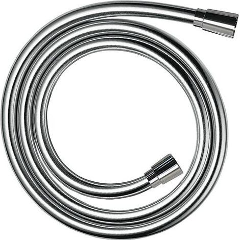 Hansgrohe – Flexible de douche 800 mm – Tuyau en plastique avec finition métal – Rotation pour éviter l'emmêlement – Pour installations sanitaires