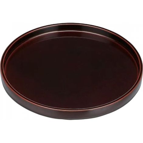 Plateau de pot de fleurs en céramique marron de diamètre extérieur 25 cm adapté au bac de drainage des fleurs d'intérieur et d'extérieur 1 (1/5)