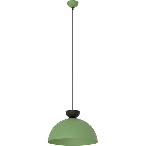 Lampada a sospensione moderna verde/nera cupola GX53 12W Emibig (1/5)