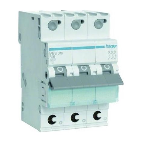 Hager MBS316 Leitungsschutzschalter 3polig 16 A (1/5)