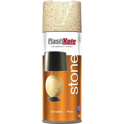 Plastikote Stone Touch Textured Finish Alabaster 400ml (1/3)