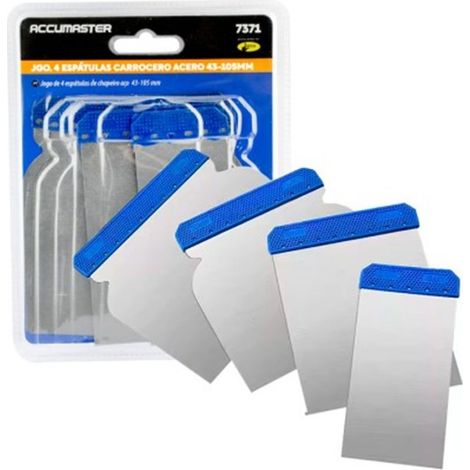 Jeu de 4 spatules de carrosserie en acier trempé 43-105 mm (1/5)