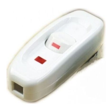 Inline-Ein-/Ausschalterkabel, Wippschalter für Lampe, Lampenschalterkabel, Lampenschalter, Inline-Ein-/Ausschalter, 2 Stück 250V 10A Inline-Ein-/Ausschalterkabel für Tischlampen (1/4)