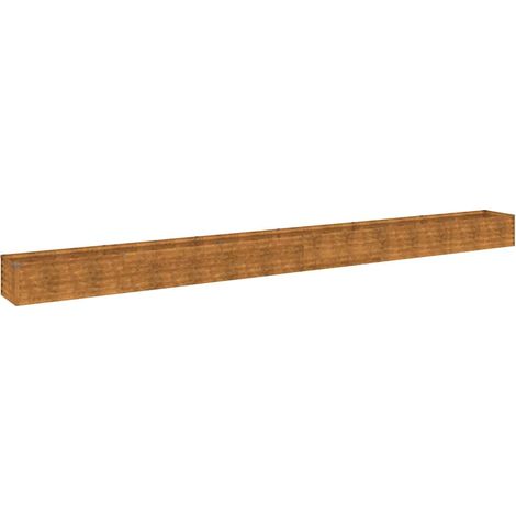 Maison Exclusive - Letto Rialzato da Giardino 580x50x36 cm in Acciaio Corten (1/5)