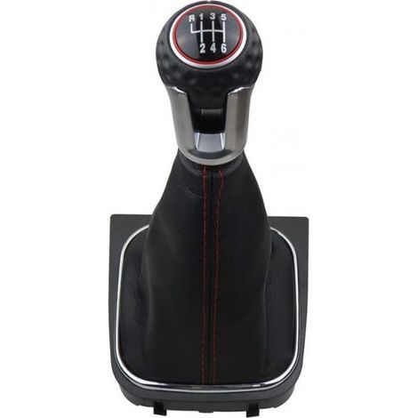 6 Speed Gear Shift Knob Gaiter Boot Cover Kit For Golf 5 6 MK5 MK6 GTD R32 R20 2004-2013 (1/5)