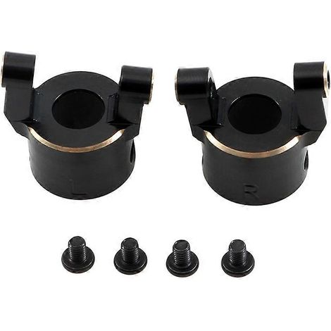 Support de moyeu avant en laiton avec revêtement noir, bloc de pivot pour moyeu en C Axial (1/4)