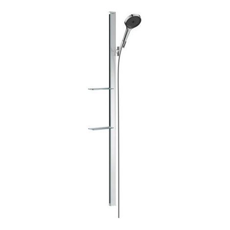 Set de douche 1,50m / douchette 130 3jet et 2 porte-savon chroméé