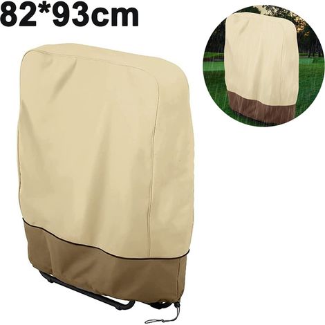 Housse de chaise pliante, housse de protection, housse de chaise longue relaxante en tissu Oxford 190D imperméable, coupe-vent et résistante aux UV, pour chaise longue de jardin, transat et chaises lo (1/5)