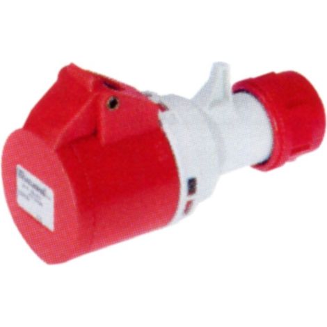 Presa Mobile Diritta Ip44 380V 3P+T 32A ( ELETTROCANALI cod. EC69086 )
