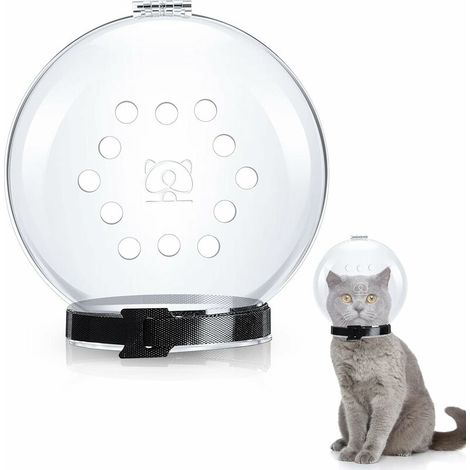 Cat Gap Head Cover Pet Breathable Adjustable Head Cover Cat Mouth Cover (M) (1/5)