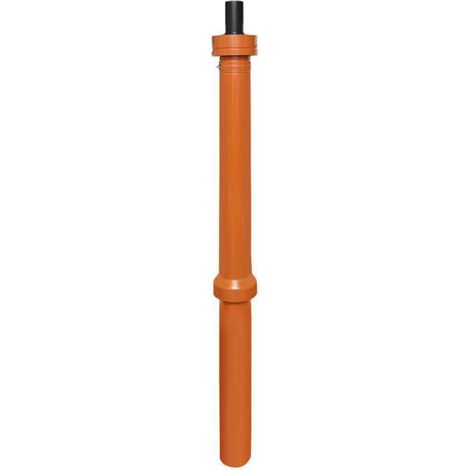Bertrams 1 x Dachaufsatz 1000mm über Dach Polyline LAS DN 60/100, terrakotta 41DAK1000-60T