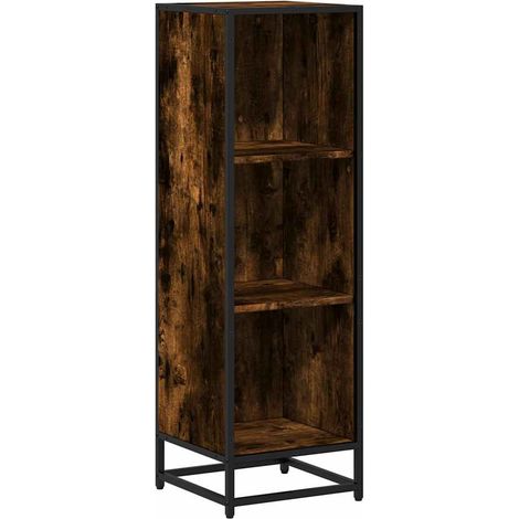 Maison Exclusive - Bücherregal Räuchereiche 33,5x33x107,5 cm Holz