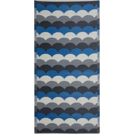 Outdoor Rug BELLARY Blue 90 x 180 cm (1/5)