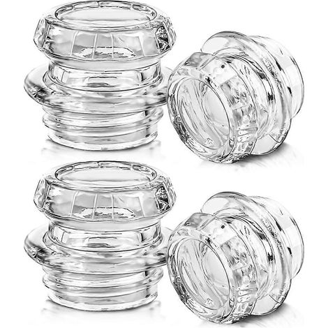 Cafetière à percolation en verre avec couvercle à bouton pour-- (1/5)