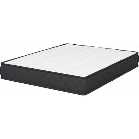 Matelas 160x200 cm à mémoire de forme et mousse alvéolée, soutien renforcé, housse tricotée respirante, pour 2 personnes, compatible sommier et canapé-lit  CHICFURN (1/5)