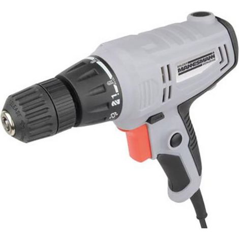 Brüder Mannesmann M12502 Taladro eléctrico 300 W gris negro rojo