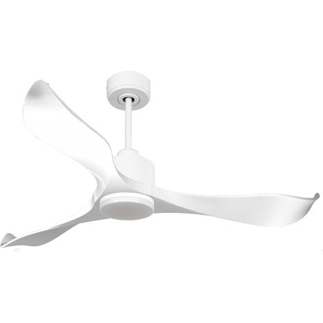 Ventilador de techo Reversible Termostato Dimable Wifi Motor DC Techos Inclinados Mando a Distancia Luz tres tonos Adaptador 2/3 Aspas Hypersilence Memoria