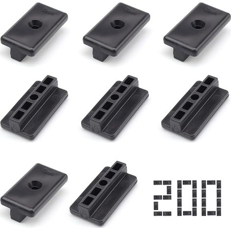 Clips for Decking Black Wood Composite Flooring Compatible (1/5)