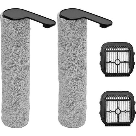 Pour aspirateur Laresar S7 Pro : 2 brosses rotatives et 2 filtres de rechange (1/5)