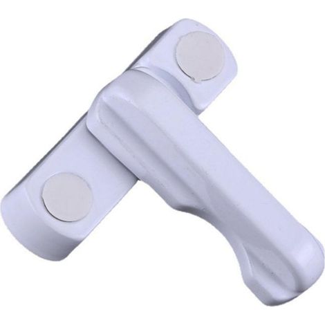 Verrous de fenêtre en acier et plastique de type T, loquets de fenêtre, loquets de fenêtre à battant en acier et plastique, verrous de sécurité antivol pour fenêtres (1/5)
