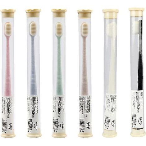 6 zusätzliche Zahnbürsten