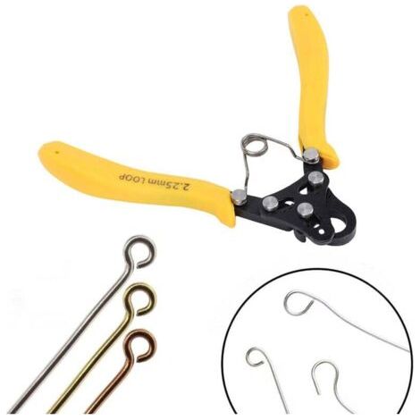Pince à boucler en une étape – Créez et coupez des boucles régulières de 2,25 mm pour la création de bijoux. À utiliser avec du fil de 18 à 26 AWG. (1/4)