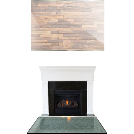 VIDRIO PARA CHIMENEA, BASE DE VIDRIO TEMPLADO GOAT, DIMENSIONES 52x30, TRANSPARENTE (1/5)