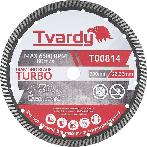 Turbo-Diamantscheibe 230x10x22,23mm (25) (1/2)