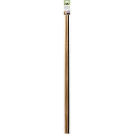 BURLETE PARA PUERTA ADHESIVO 1000MM CON CEPILLO - INOFIX